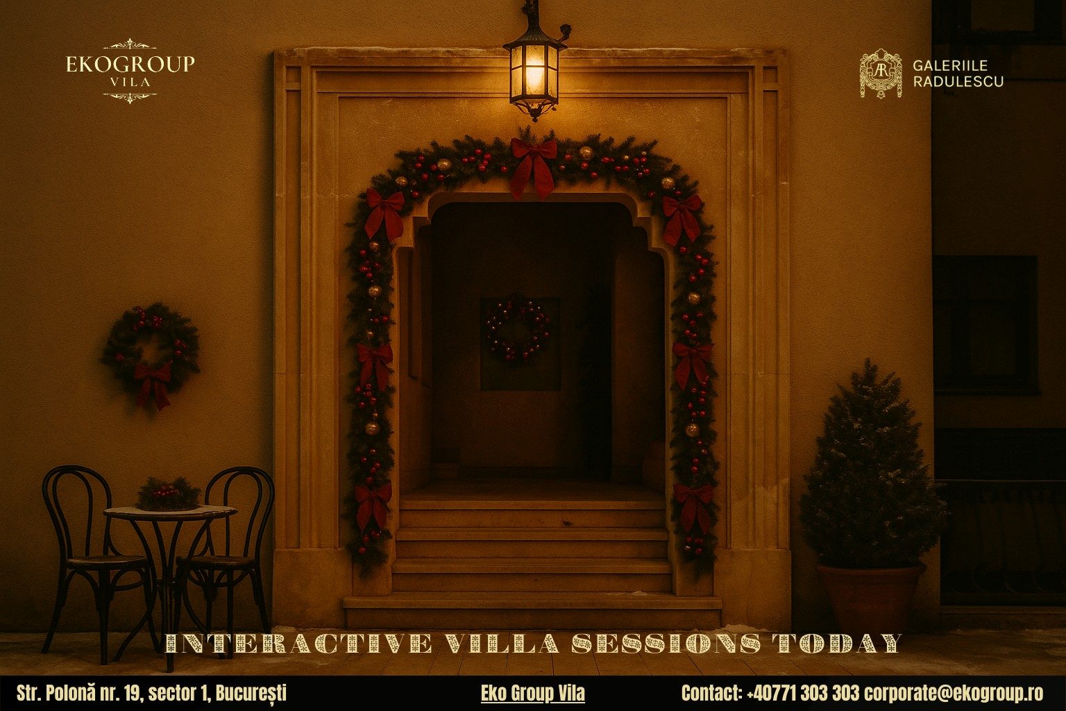 Activități de Crăciun cu farmec interbelic – călătorie în atmosfera Crăciunului anilor ’30 la Eko Group Vila